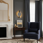 Gilded Fan Wall Sconce in Gold and Black for Modern Interiors