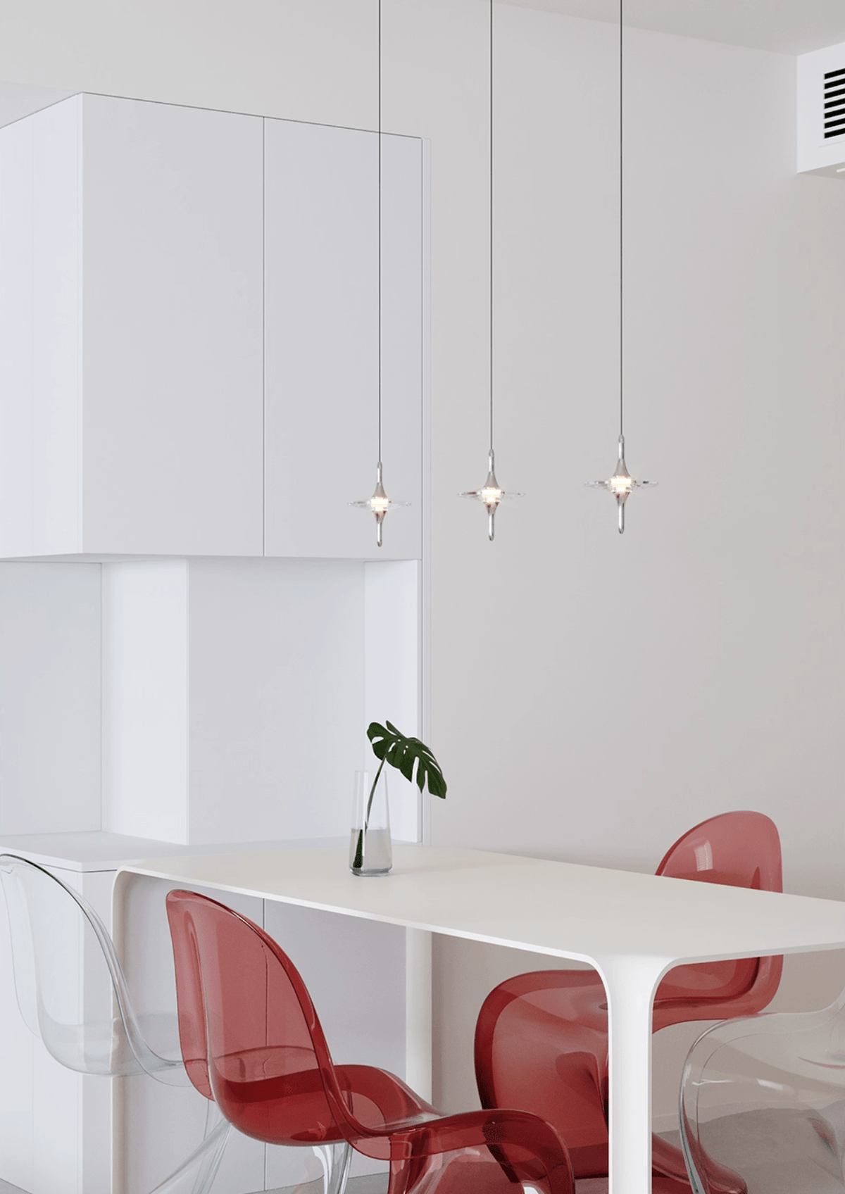 Starfall Staircase Chandelier – Modern Crystal Pendant Light for Contemporary Interiors