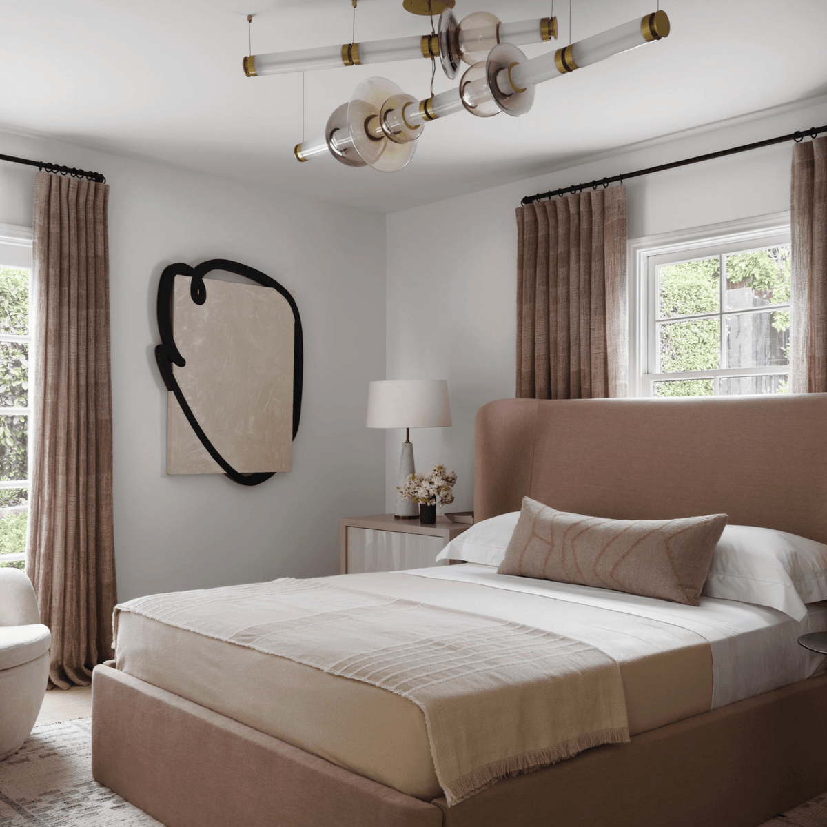 Artisan Glass Bead Linear Pendant Light for Modern Interiors
