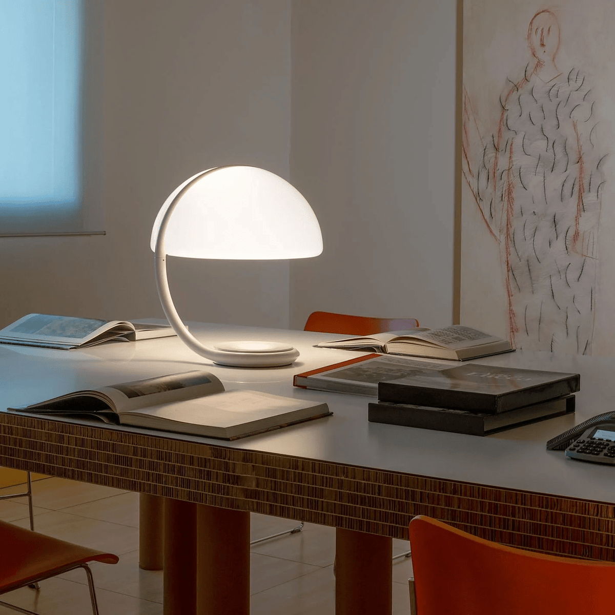 Arc Dome Table Lamp – Modern Minimalist LED Desk Lamp for Bedroom & Living Room
