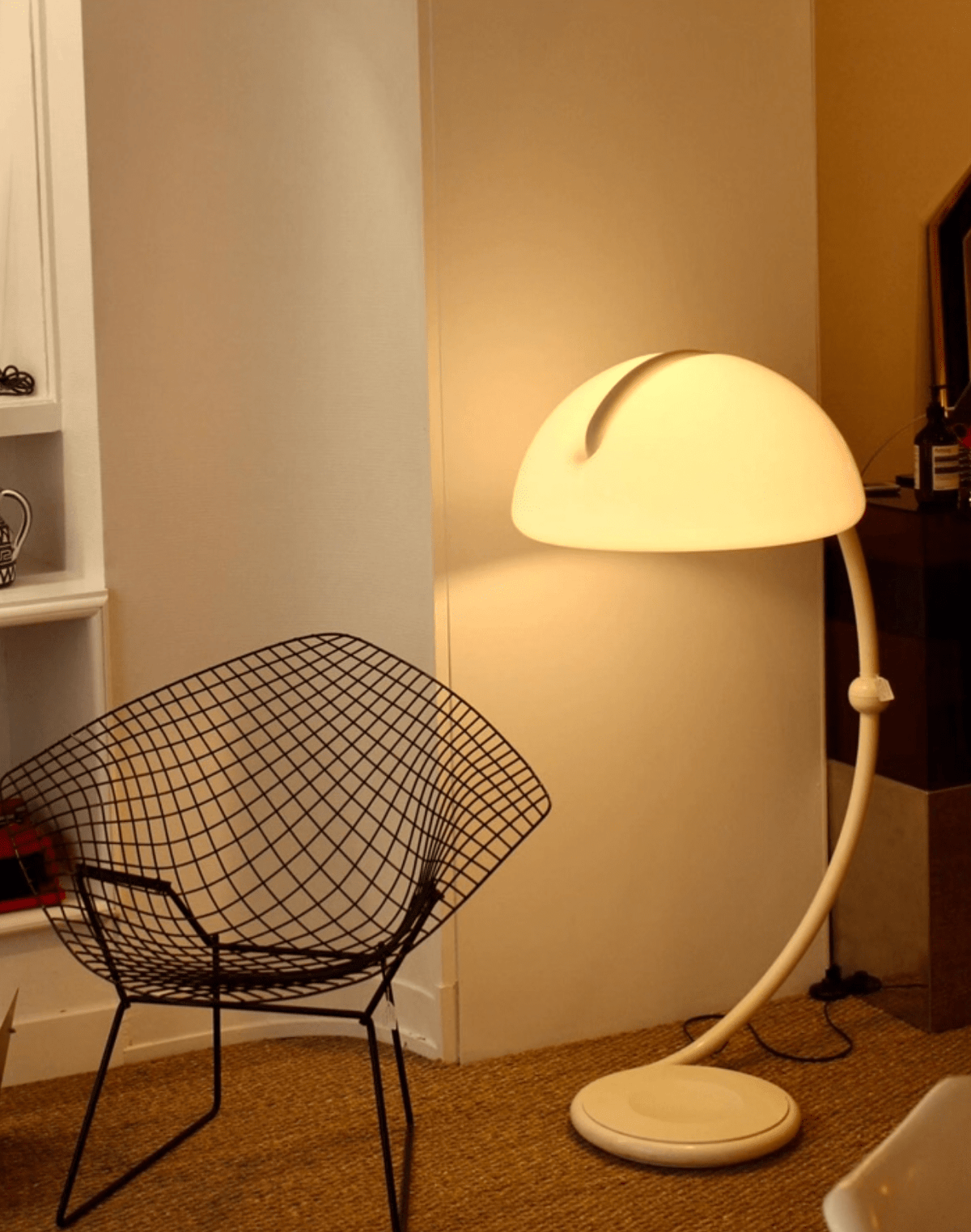 Arc Dome Floor Lamp – Modern Curved LED Floor Light for Living Room & Bedroom