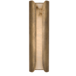 Cradled Alabaster Wall Sconce in Aged Gold | Modern LED Wall Light