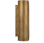 Cradled Alabaster Wall Sconce in Aged Gold | Modern LED Wall Light