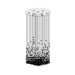 Raw Crystal Chandelier | Customizable Designer Pendant Light