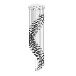 Raw Crystal Chandelier | Customizable Designer Pendant Light