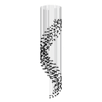 Raw Crystal Chandelier | Customizable Designer Pendant Light
