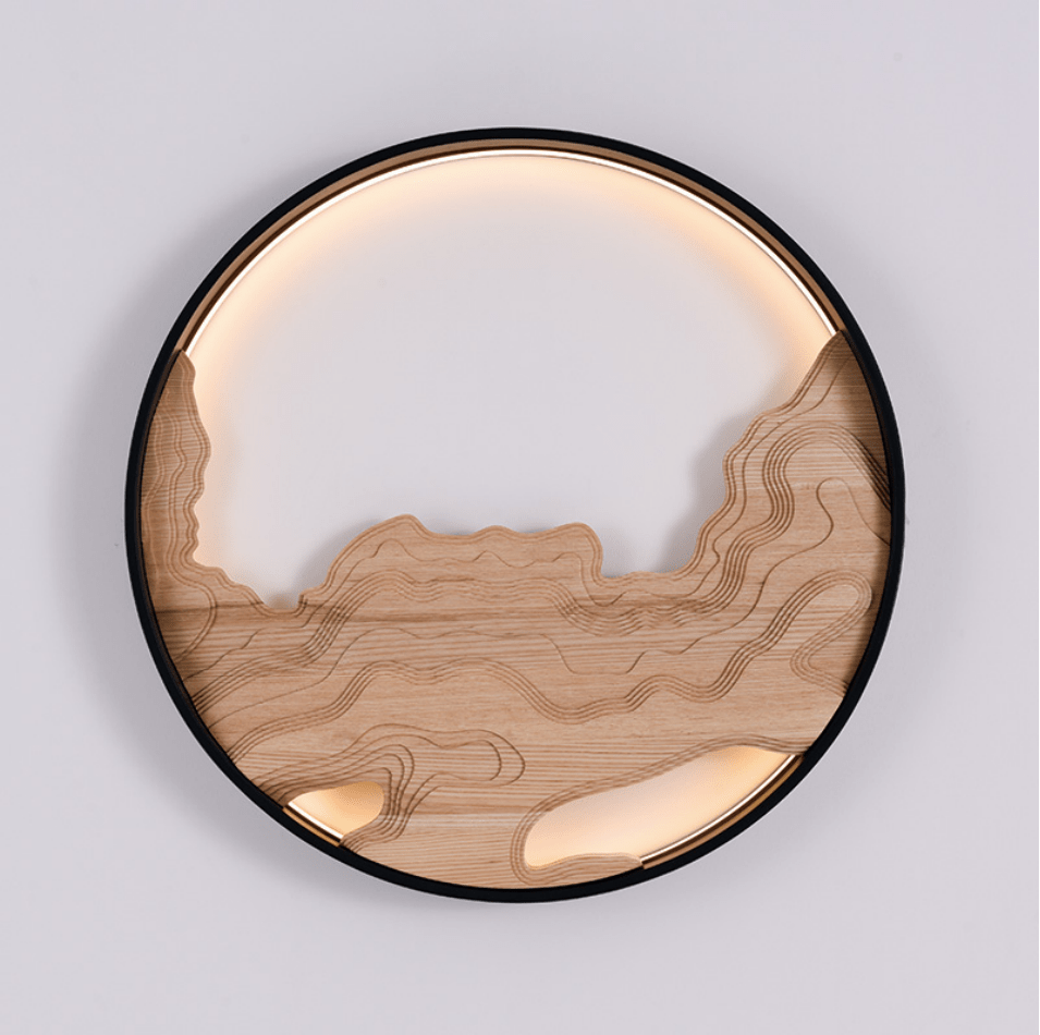Strata Wall Sconce — Modern Wood Veneer LED Wall Light