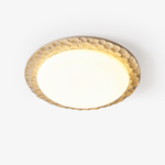 Petra Travertine LED Ceiling Light – Modern Flush Mount for Bedroom & Living Room