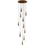 Loma Wood Pendant Light – Modern Minimalist LED Chandelier for Dining Room and Kitchen Island