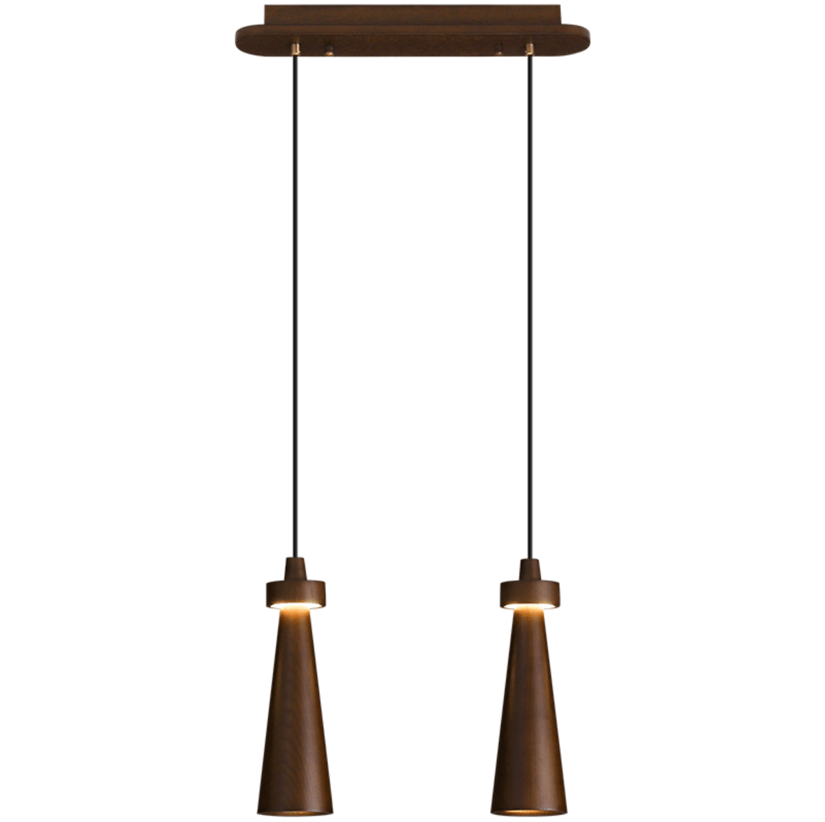 Loma Wood Pendant Light – Modern Minimalist LED Chandelier for Dining Room and Kitchen Island