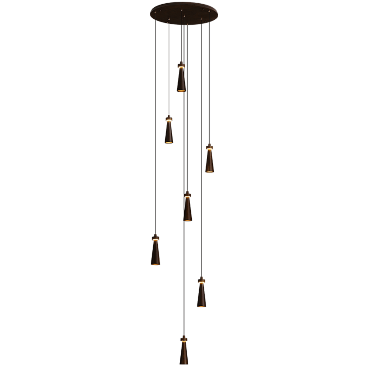 Loma Wood Pendant Light – Modern Minimalist LED Chandelier for Dining Room and Kitchen Island