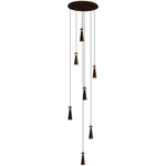 Loma Wood Pendant Light – Modern Minimalist LED Chandelier for Dining Room and Kitchen Island