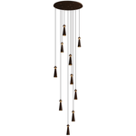 Loma Wood Pendant Light – Modern Minimalist LED Chandelier for Dining Room and Kitchen Island