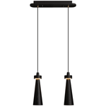 Loma Wood Pendant Light – Modern Minimalist LED Chandelier for Dining Room and Kitchen Island