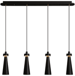 Loma Wood Pendant Light – Modern Minimalist LED Chandelier for Dining Room and Kitchen Island