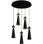 Loma Wood Pendant Light – Modern Minimalist LED Chandelier for Dining Room and Kitchen Island