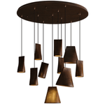 Nordic Tilted Wood Pendant Light – Asymmetric Natural Wood Shade