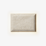 Mesa Glow Travertine Wall Sconce – Organic Modern LED Lighting