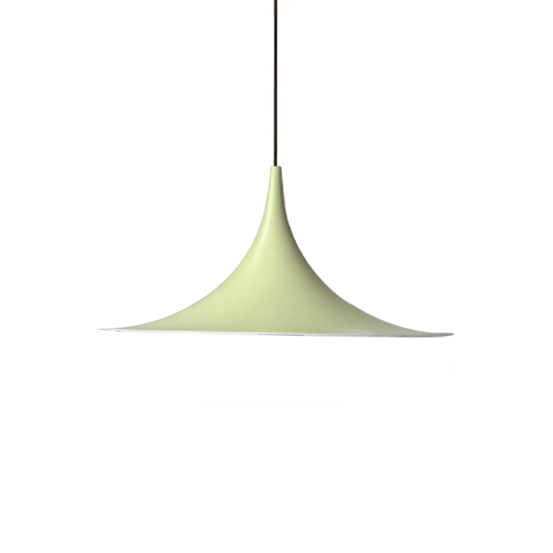 Semi Arch Pendant Light – Designer Aluminum Swag Lamp for Dining & Living Spaces