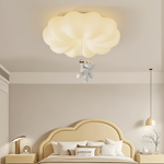 Cloud Bear Flush Mount Ceiling Light – Sculptural LED for Kids' Rooms & Modern Interiors