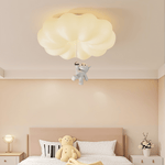 Cloud Bear Flush Mount Ceiling Light – Sculptural LED for Kids' Rooms & Modern Interiors