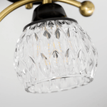 Auri Bird Ceiling Light – Sculptural Brass & Glass Flush Mount