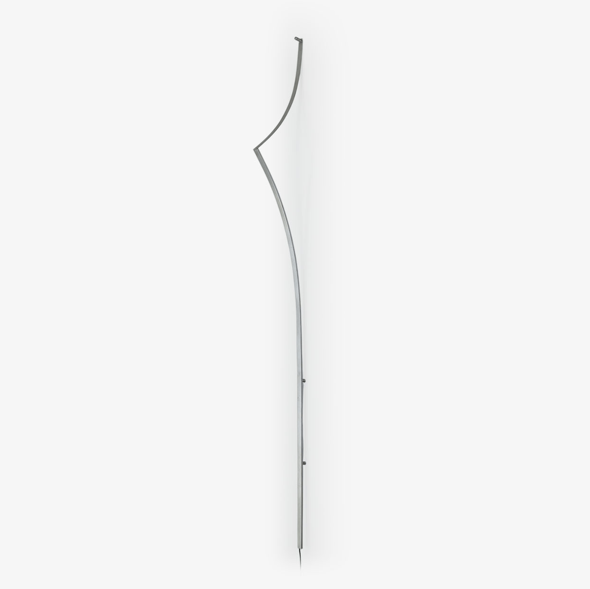 Sculptural Ribbon LED Wall Sconce in Silver – Modern Minimalist Lighting