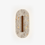 Aerin Travertine Wall Sconce with Integrated LED
