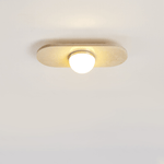 Trivara Triple Bar Ceiling Light in Travertine