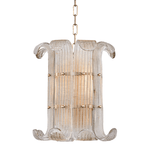 Brasher Small Chandelier — Modern Glass Pendant Light for Dining Room & Entryway