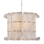 Brasher Modern Glass Chandelier in Champagne Gold for Dining Room
