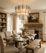 Lustrava Prism Chandelier – Handcrafted Murano Glass Pendant Light