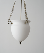 Regents Urn Glass Chain Chandelier in Antique Gold