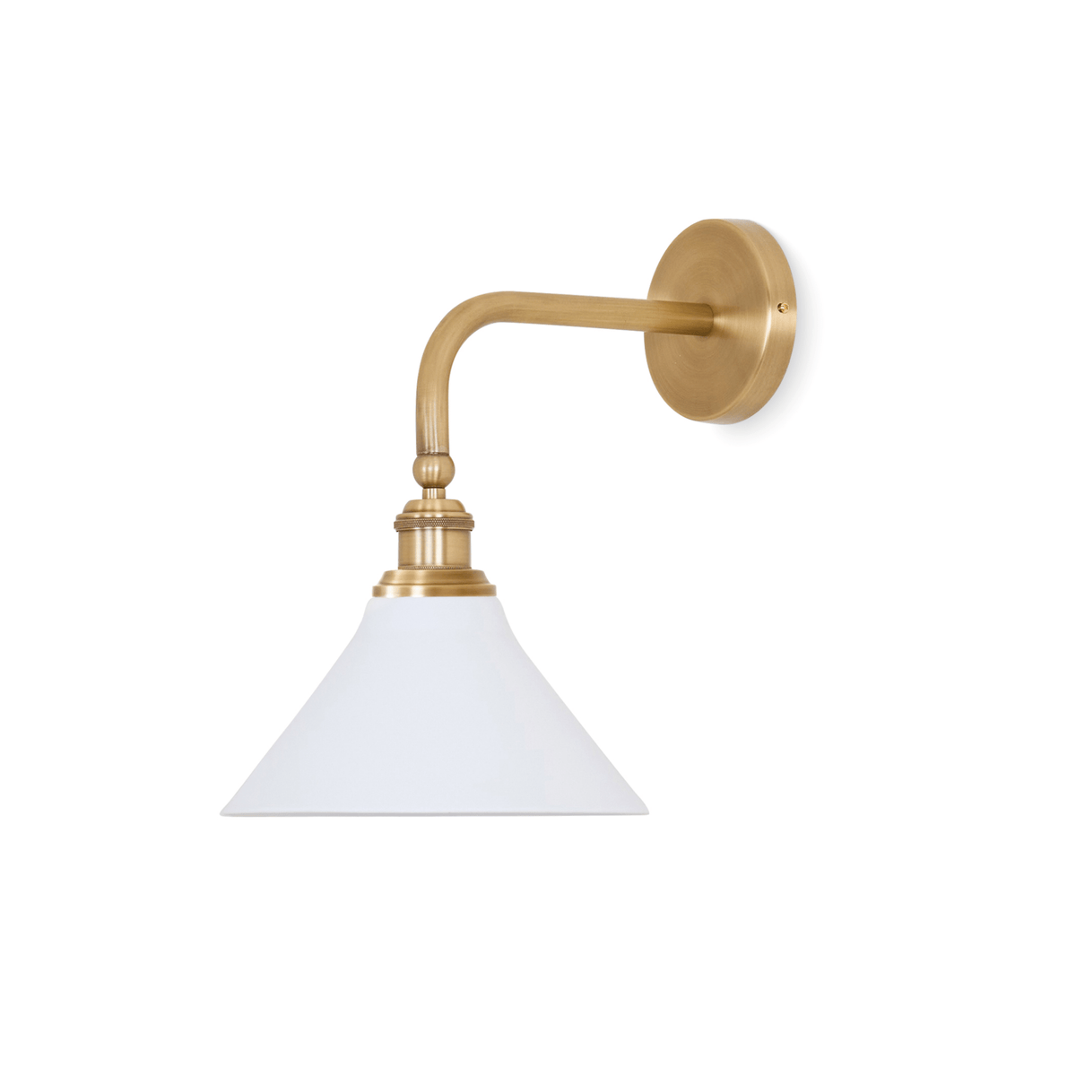 Bridgemont Wall Sconce – Modern Brass Wall Light for Bedroom & Living Room