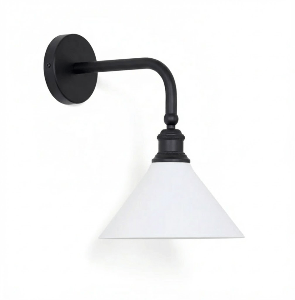 Bridgemont Wall Sconce – Modern Brass Wall Light for Bedroom & Living Room