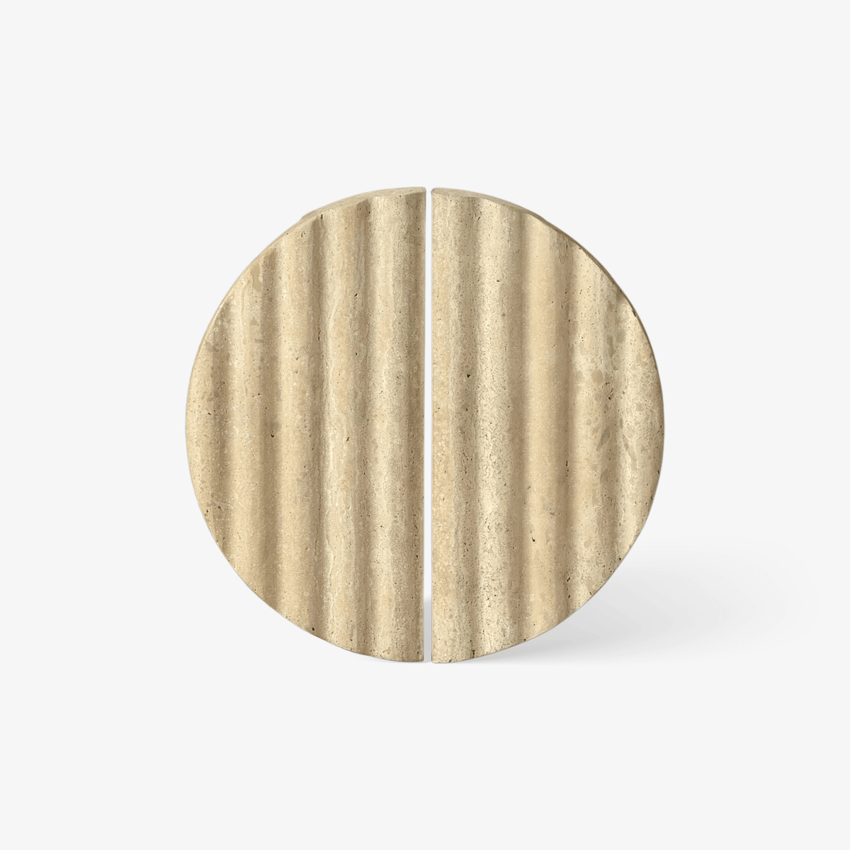 Ravina Ripple Marble Cabinet Pull Handle in Natural Stone