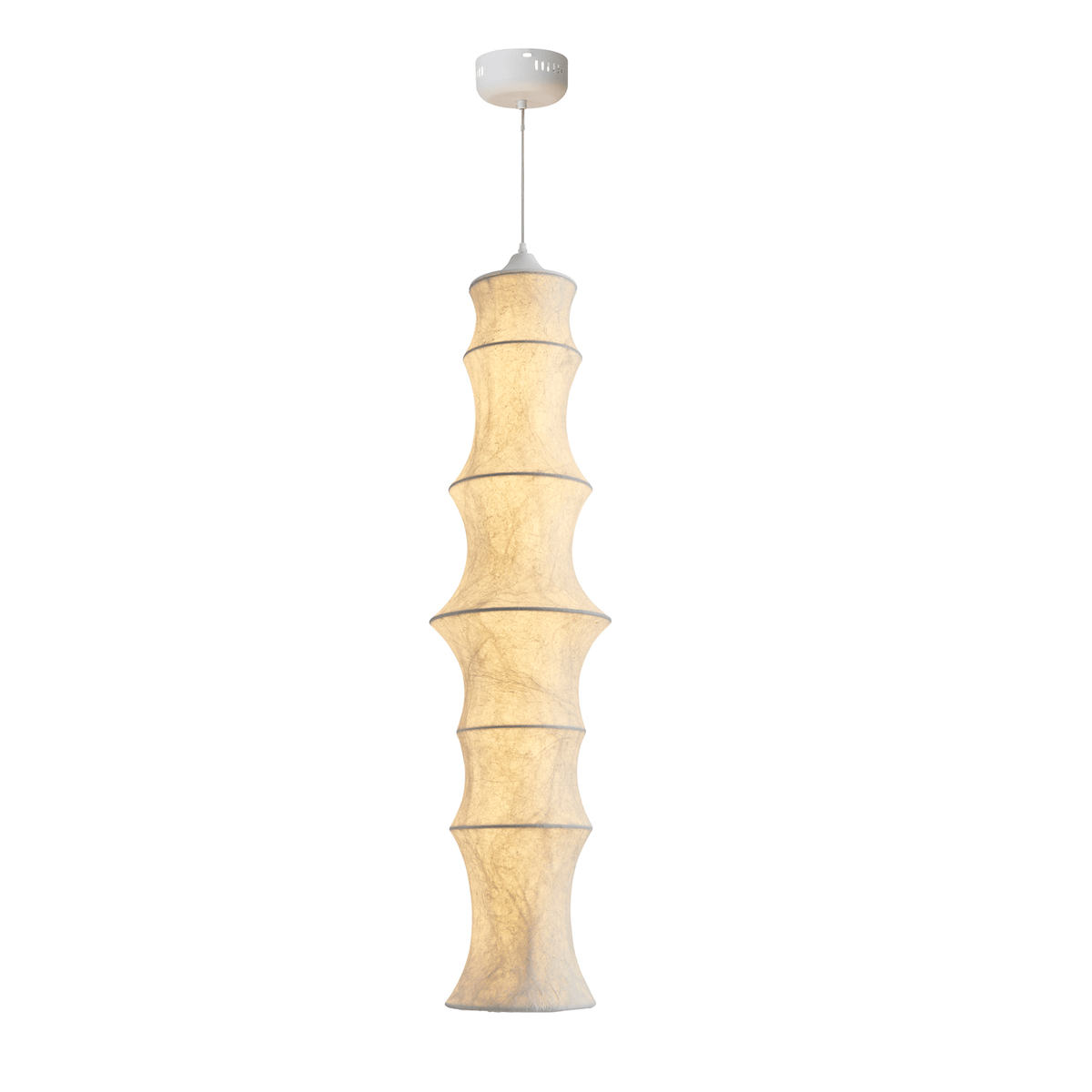 Silvara Cocoon Pendant Light – Handcrafted Mulberry Silk Modern Pendant Lamp