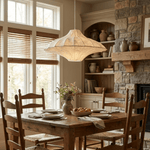 Aurielle Silk Pavilion Pendant Light – Handcrafted Mulberry Silk