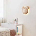Bearstone Travertine Wall Sconce with Integrated LED