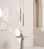 Linea Travertine Pendant Light – Modern Stone Pendant Lamp for Dining & Living Spaces