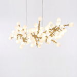 Selene Droplet Chandelier – Hand-Blown Murano Glass Pendant Light