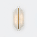 Onyxa Crest Alabaster Wall Sconce – Modern LED Wall Light for Bedroom & Living Room