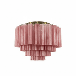Glacia Murano Glass Ceiling Light with Gold Accents