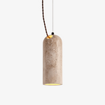 Solano Travertine Pendant Light – Natural Stone Hanging Lamp for Dining & Living Spaces