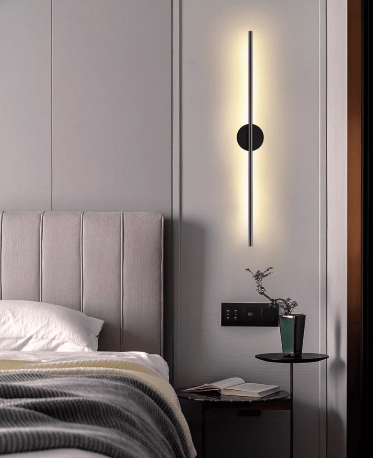 Volt Line Rechargeable LED Wall Sconce with Touch Dimming
