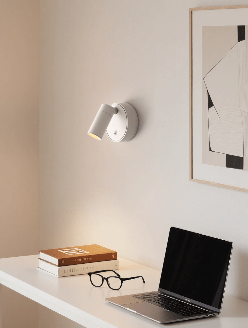 Luma Pivot Rechargeable Wall Sconce – Cordless LED Reading Light
