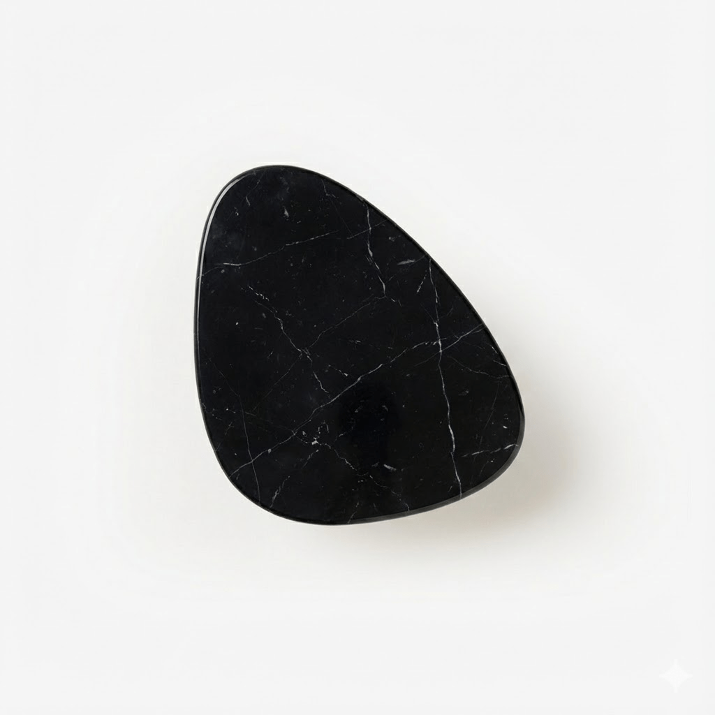 Sole Wall Hook in Natural Onyx – Sculptural Stone Coat Hook for Entryways and Bedrooms