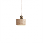 Terraform Travertine Pendant Light – Sculptural Stone Multi-Pendant