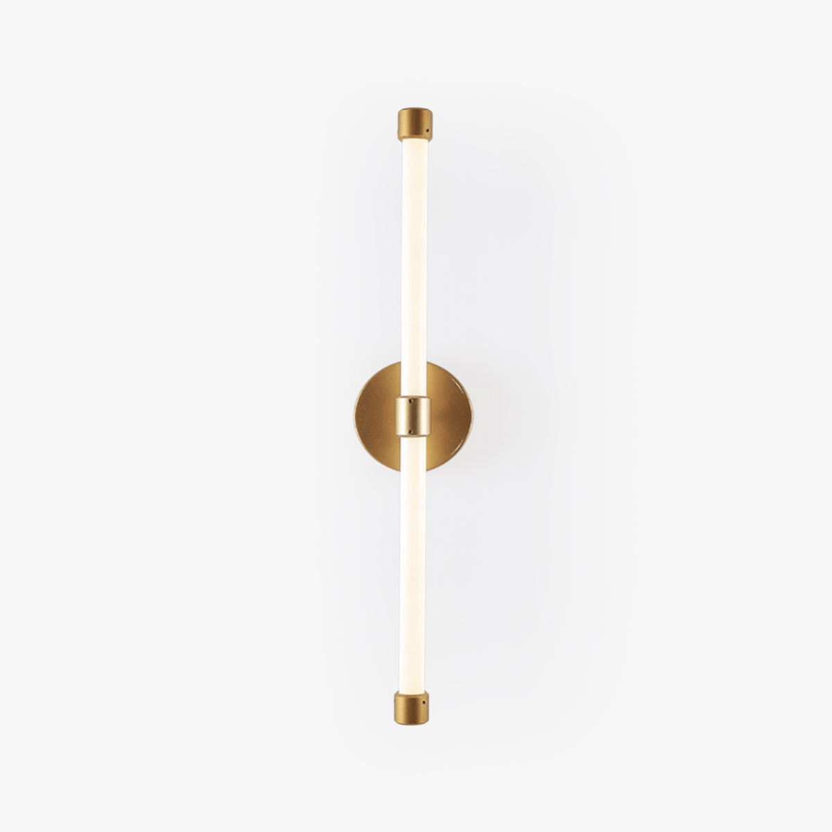 Brilline Vertical LED Wall Sconce in Brass Finish for Modern Interiors