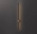 Luma Rod Portable Rechargeable Wall Sconce – Cordless Brass LED Light